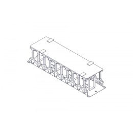Systeme Electric Горизонтальный кабельный организатор серия Excelente, 3U, пластиковые пальцы