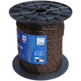 Провод ретро 2х1.5 корич. (уп.200м) RetroElectro 2254764