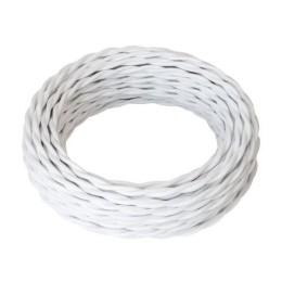 Провод ретро 2х1.5 бел. (уп.20м) RetroElectro 2254727