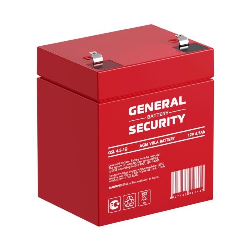 Аккумулятор 12В 4.5А.ч General Security GSL4.5-12