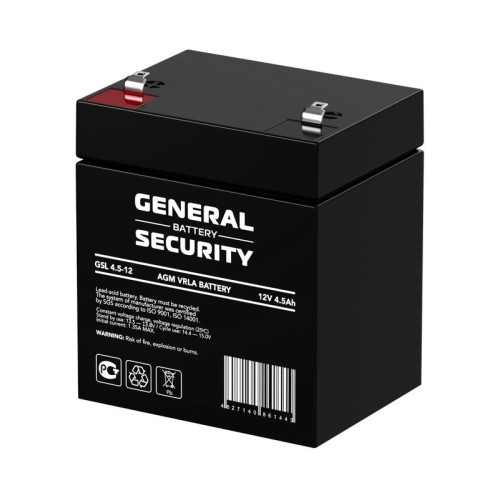 Аккумулятор 12В 4.5А.ч General Security GSL4.5-12