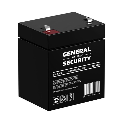 Аккумулятор 12В 4.5А.ч General Security GSL4.5-12