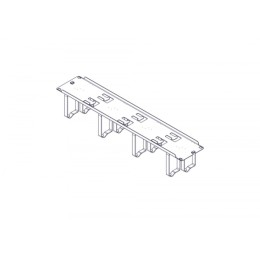 Systeme Electric Горизонтальный кабельный организатор серия Uniprom, 2U, стальные кольца, 2 ряда