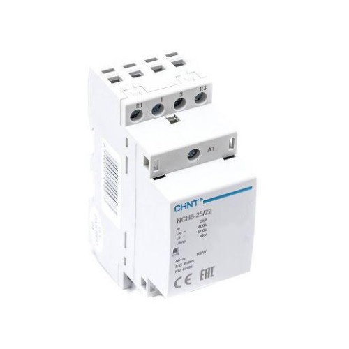 Контактор модульный NCH8-25/22 25А 2НЗ+2НО AC 24В 50Гц (R) CHINT 256092