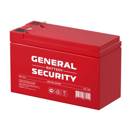 Аккумулятор 12В 7.2А.ч General Security GSL7.2-12