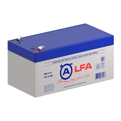Аккумулятор 12В 3.2А.ч LFA FB3.2-12 LFA