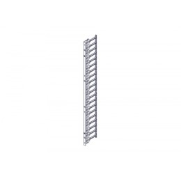 Systeme Electric Вертикальный кабельный организатор Excelente, 42U, пластиковые пальцы, 1 ряд x 2