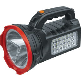 Фонарь-прожектор аккумуляторный 14 672 NPT-SP27-ACCU 1LED 3Вт + 24LED 3Вт режим режим кемпинг аккум.