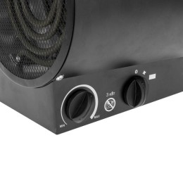 Пушка тепловая электрическая круглая прямоугольная подставка ТЭН 3кВт Rexant 60-0037