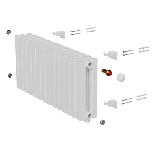 Радиатор дизайн Shift Q30 VC2030 14 секц. RAL9016 Royal Thermo НС-1631278