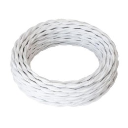 Провод ретро 3х1.5 бел. (уп.20м) RetroElectro 2254735