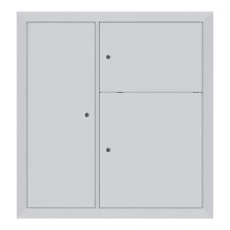 Щит этажный до 8кв. без окна слаботочка слева (1000х950х150) Basic EKF mb28-v-boz