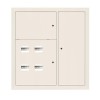 Щит этажный 4кв. RAL9001 (1000х950х150) Basic EKF mb28-v-4-r9001