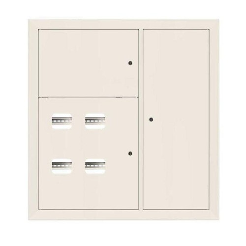Щит этажный 4кв. RAL9001 (1000х950х150) Basic EKF mb28-v-4-r9001