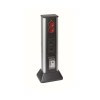 Мини-колонна 1сторона на 5 S-мод. 721х71.5(125)х109.5(164)мм Simon Connect алюм./графит ALC315-8-14