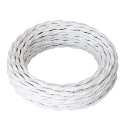 Провод ретро 3х2.5 бел. (уп.20м) RetroElectro 2254738