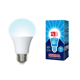 Лампа светодиодная LED-A60-13W/NW/E27/FR/NR Norma 13Вт матовая E27 (упак. картон) Volpe UL-00004023