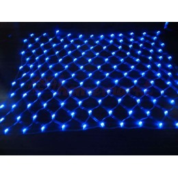 Гирлянда сеть 1.5х1м NTLD144-B-E-F 10% мигающих LED B уличная IP44 син. SHLights 4690601034779