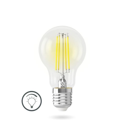Лампа светодиодная Crystal A60 8Вт 2800К E27 DIM Voltega 5489