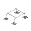 Конструкция опорная для установки оборудования TECHNORAPTOR STEELFOOT 1200х1000 HD КМ TR0306