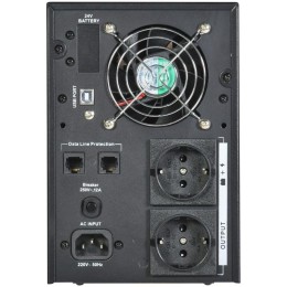 Источник бесперебойного питания ELECTRA LT 1кВА/0.8кВт с АКБ 2х7А.ч USB Schuko ITK ELT-1000VA-1-002-