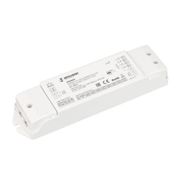 Диммер SMART-CC-2042-RGBW-PD-SUF (12-48В 4х350-1200мА 2.4G) IP20 пластик INTELLIGENT ARLIGHT 037421