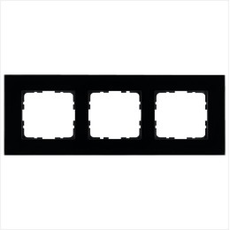 Рамка 3-м G-Glass стекло черн. Black Glass Jasmart G1003GB