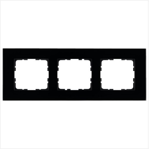 Рамка 3-м G-Glass стекло черн. Black Glass Jasmart G1003GB