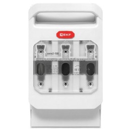 Выключатель-разъединитель УВРЭ v2 160А с доп. контактом (NO+NC) откидного типа под предохранители ПП