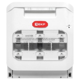 Выключатель-разъединитель УВРЭ v2 630А с доп. контактом (NO+NC) откидного типа под предохранители ПП