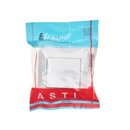 Выключатель промежуточный 1-кл.СП ASTI 10А IP20 в сборе бел. LEZARD 7081-0202-107