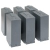 Комплект клеммных крышек (длинные) для рубильников TwinBlock 315-400А (уп.6шт) EKF tb-cvrlong-6-315-