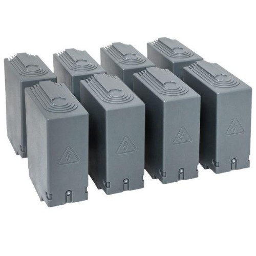 Комплект клеммных крышек (длинные) для рубильников TwinBlock 160-250А (уп.8шт) EKF tb-cvrlong-8-160-