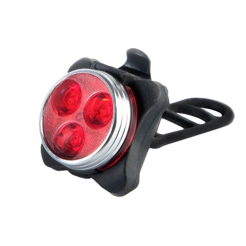 Фонарь аккумуляторный велосипедный BR3-L03 3SMD 12лм IP44 задний 4 режима: 100проц./50проц./частое м