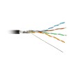 Кабель витая пара экранир. F/UTP кат.5E 4 пары 24 AWG ОЖ solid экран-фольга внешн. PE FUTP4-C5E-S24-