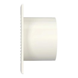 Вентилятор вытяжной осевой D125 декоративный с обратным клапаном DiCiTi SLIM 5C Ivory