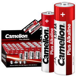 Элемент питания алкалиновый 20хAA/LR6+20хAAA/LR03-CB 1.5В Plus Alkaline COMBO40 (уп.40шт) Camelion 1