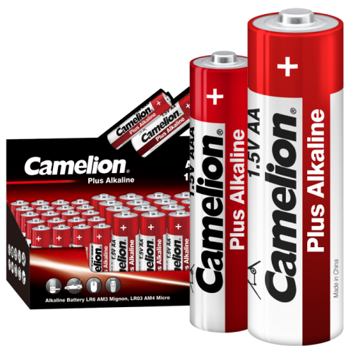Элемент питания алкалиновый 20хAA/LR6+20хAAA/LR03-CB 1.5В Plus Alkaline COMBO40 (уп.40шт) Camelion 1