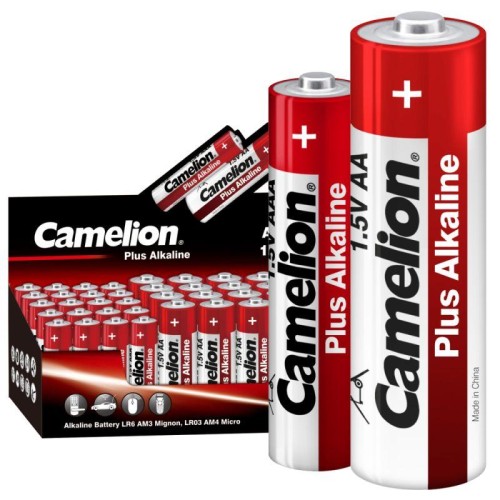 Элемент питания алкалиновый 20хAA/LR6+20хAAA/LR03-CB 1.5В Plus Alkaline COMBO40 (уп.40шт) Camelion 1