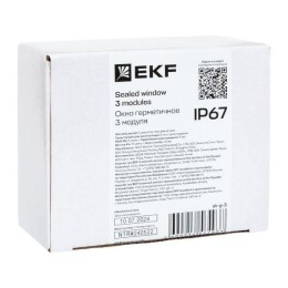 Окно герметичное 3 мод. IP67 PROxima EKF ak-g-3