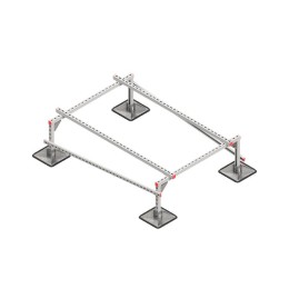 Конструкция опорная для установки оборудования TECHNORAPTOR STEELFOOT 1200х1700 HD КМ TR0309
