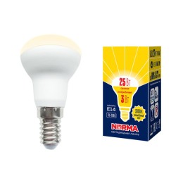 Лампа светодиодная LED-R39-3W/3000K/E14/FR/NR Norma 3Вт матовая 3000К тепл. бел. E14 (упак. картон)