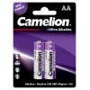 Элемент питания алкалиновый AA/LR6 1.5В Ultra BL-2 (уп.2шт) Camelion 14982