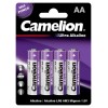Элемент питания алкалиновый AA/LR6 1.5В Ultra BL-4 (уп.4шт) Camelion 14984