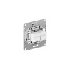 Розетка компьютерная 2-м СП Эпика RJ45 кат.5 механизм бел. EKF UP1-SOW-2RJ45-5