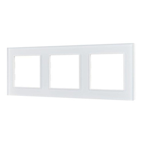 Рамка стеклянная FRM-GLARE-GS-3-WH Arlight 043799