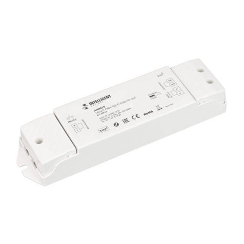 Диммер SMART-PWM-102-72-CDW-PD-SUF (12-36В 2х5А ZB 2.4G) IP20 пластик INTELLIGENT ARLIGHT 037341