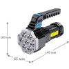 Фонарь аккумуляторный LED53404 4В 7LED+COB 3Вт 4 реж USB бокс черн. Ultraflash 15033
