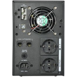 Источник бесперебойного питания ELECTRA LT 1кВА/0.8кВт без АКБ USB Schuko ITK ELT-1000VA-1-L-S