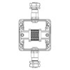 Коробка взрывозащищенная клеммная из алюминия TBE-A-12-(6xCBC.2)-1xKAEPM2MHK-20(A)-1xKAEPM2MHK-20(C)1Ex e IIC Т5 Gb / Ex tb IIICT95град.C Db IP66 DKC 1201.121.22.11B